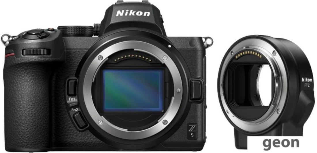Беззеркальный фотоаппарат Nikon Z5 Body + FTZ Adapter