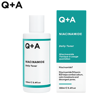 Тонер увлажняющий Q+A Niacinamide Daily Toner 100мл