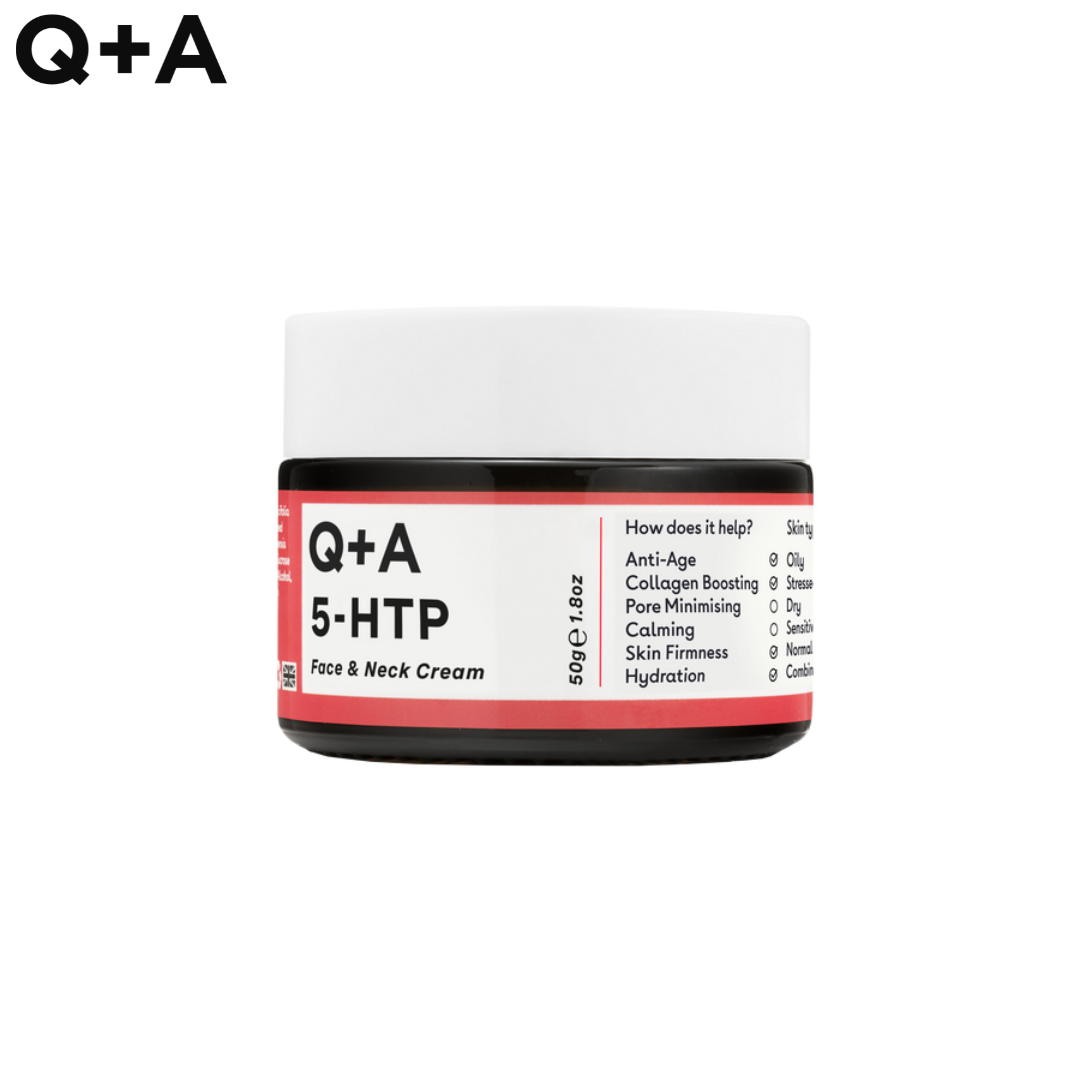 Крем для лица и шеи Q+A 5-HTP Face & Neck Cream 50г