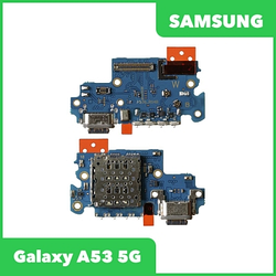 Плата нижняя Original с разъемом зарядного, микрофоном Samsung Galaxy A53 / A53 5G / A536