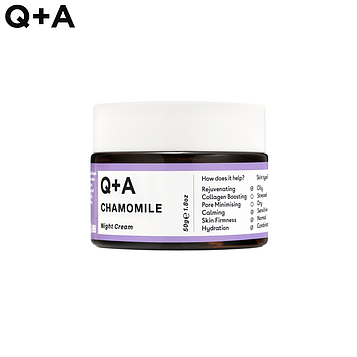 Крем ночной Q+A Chamomile Calming Night Cream 50г