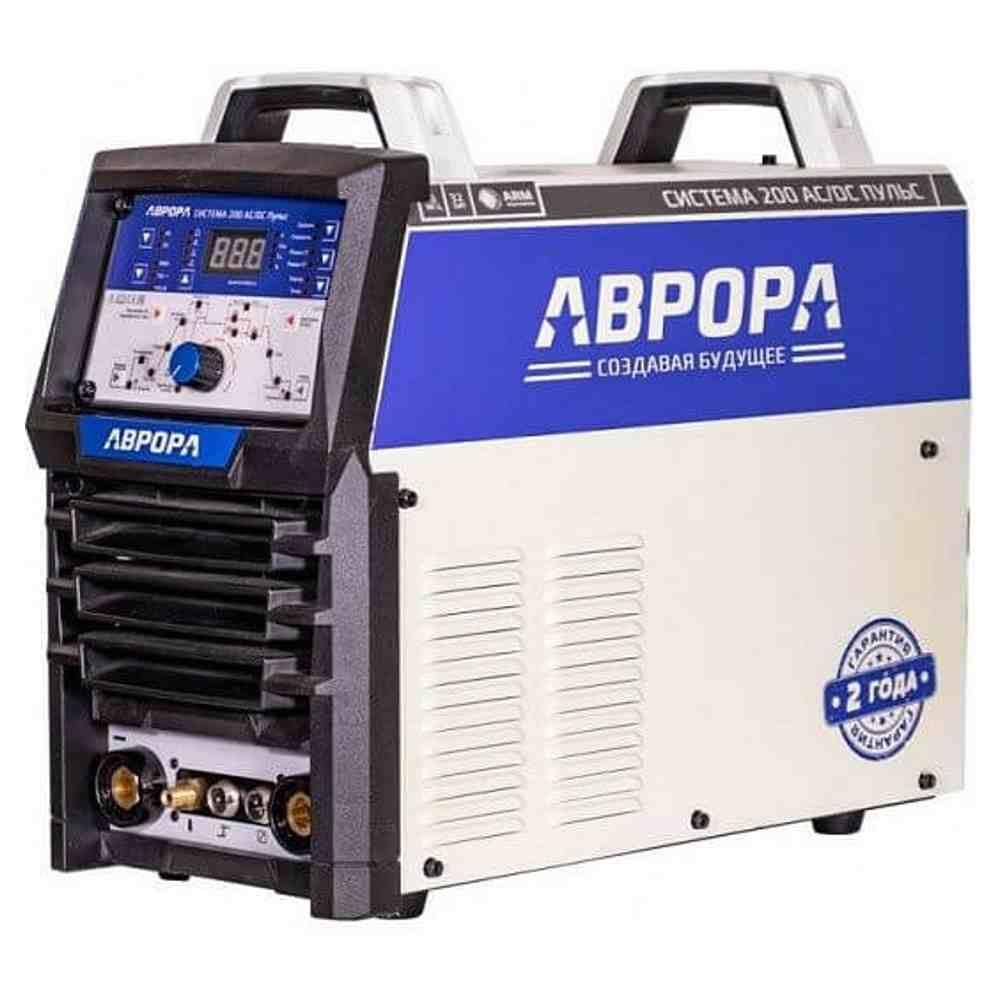 Аппарат аргонодуговой сварки Аврора Система 200 AC/DC Пульс 2 Поколение
