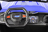 Детский электромобиль RiverToys М888БХ (синий) Toyota Полноприводный Двухместный, фото 3