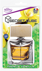TS34484 АРОМАТИЗАТОР TASOTTI SECRET CUBE ФРАНЦУЗСКАЯ ВАНИЛЬ, БЛИСТЕР, 50 МЛ.