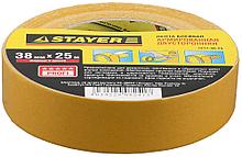 STAYER 38 мм, 25 м, на тканевой основе, двухсторонняя клейкая лента, Professional (1217-38-25)