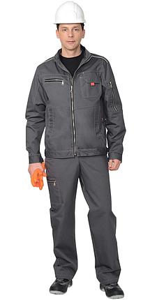 Костюм СИРИУС-ДАЛЛАС куртка, брюки, серый, фото 2