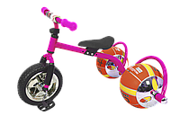 Велосипед с колесами в виде мячей «БАСКЕТБАЙК» розовый