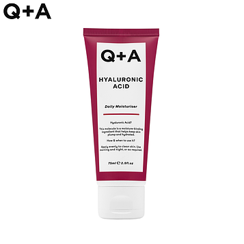 Крем увлажняющий Q+A Hyaluronic Acid Daily Moisturiser 75 мл