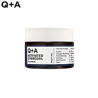 Маска детокс с активированным углем Q+A Activated Charcoal Face Mask 50г