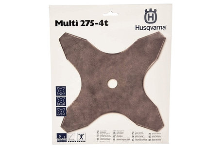 Нож для травы Husqvarna Multi 275-4T (4 зуба, 275 мм) 578 44 47-01 Оригинал, фото 2