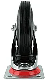 Колесная опора поворотная с тормозом RAD AB 125, фото 2