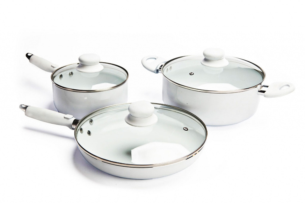Набор посуды с керамическим покрытием из 6 предметов «СЕМЕЙНЫЙ УЖИН»