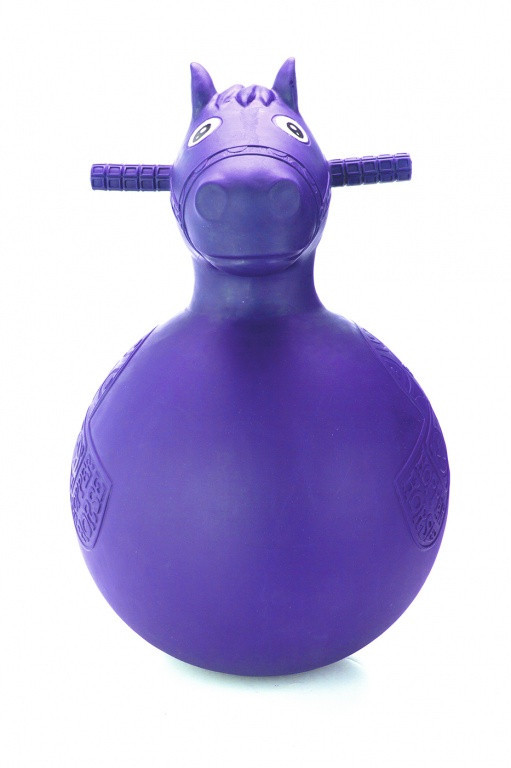 Игрушка детская-попрыгунчик «ВЕСЁЛАЯ ЛОШАДКА», фиолетовая
