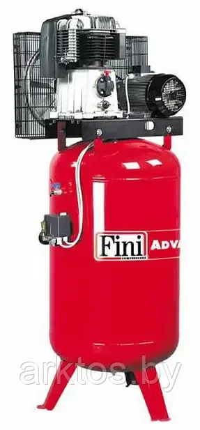 Поршневой компрессор с ременным приводом с вертикальным ресивером FINI BK-119-270V-7.5, 10 атм., 840 л/мин