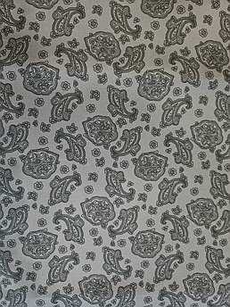 Ткань подкладочная "Огурцы" темно-серая