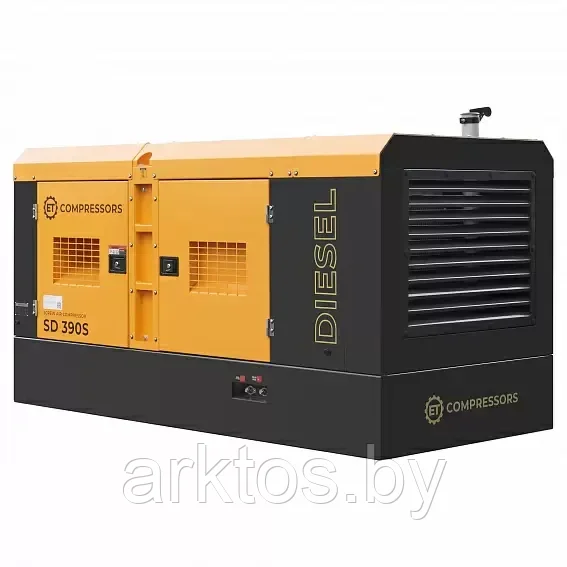 Дизельный винтовой компрессор ET-Compressors ET SD-390S-10, 10 атм., 11 м/3мин