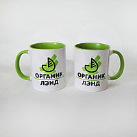 Кружка фирменная "Органик лэнд"