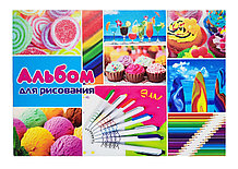 Альбом для рисования 40 листов на склейке Коллаж