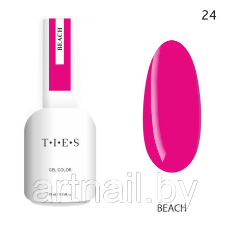 TIES, Гель-лак 24 Beach, 10 мл
