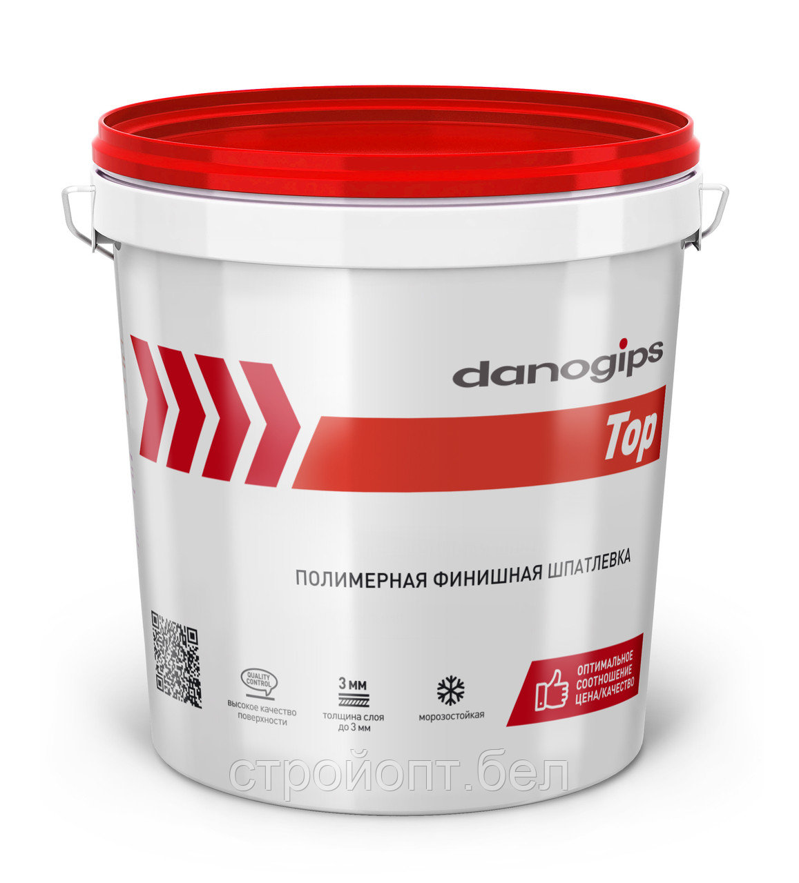 Финишная полимерная шпатлевка DANOGIPS DANO TOP, 24 кг, РФ
