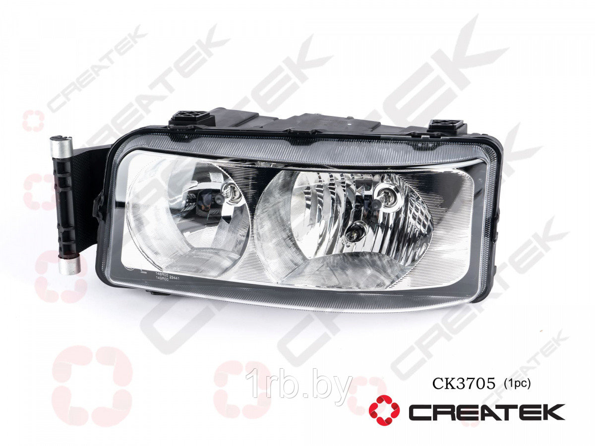 Фара передняя HOWO T5G, SITRAK C7H, левая, (811W25101-6001), CK3705, createk