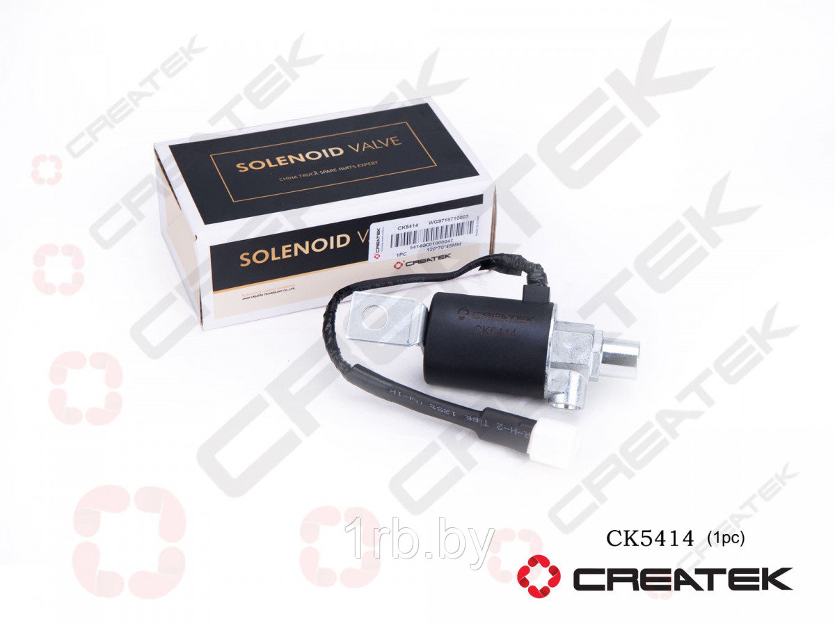 Клапан электромагнитный звукового сигнала HOWO T5G, SITRAK C7H, (WG9718710003), CK5414, createk