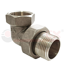Американка угловая 1/2" никелированная Valfex