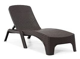 Шезлонг ROMA SUN LOUNGER, коричневый