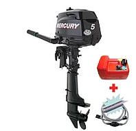 Лодочный мотор Mercury ME F5 - 2 топливных бака + Бонус