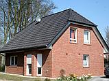 Плоская "голландская" черепица Nelskamp NIBRA F 10 Ü (старинный черный ангоб), фото 4