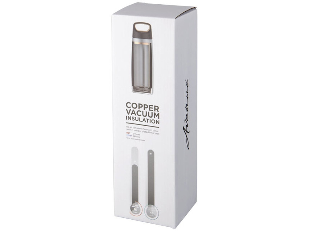 Спортивная медная бутылка с вакуумной изоляцией Valhalla объемом 600 мл, белый - фото 5 - id-p229701835