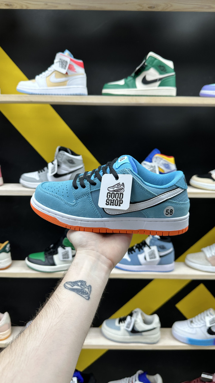 Кроссовки Nike SB Dunk Low "Gulf" Club 58 Blue White