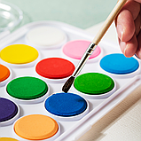 Краски акварельные DELI ColoRun, 12 цветов, с кистью, фото 7