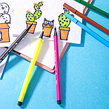 Фломастеры DELI ColoRun, 24 цвета, с вентилируемым колпачком, 24 шт, пластиковая туба, фото 6
