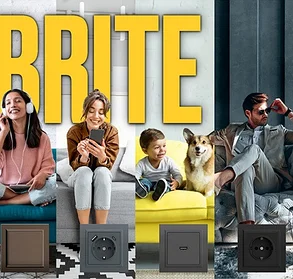 Электроустановочные изделия IEK серия Brite