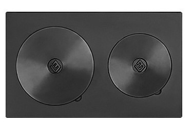 Плита усиленная двухконфорочная Везувий 3В (584х344)