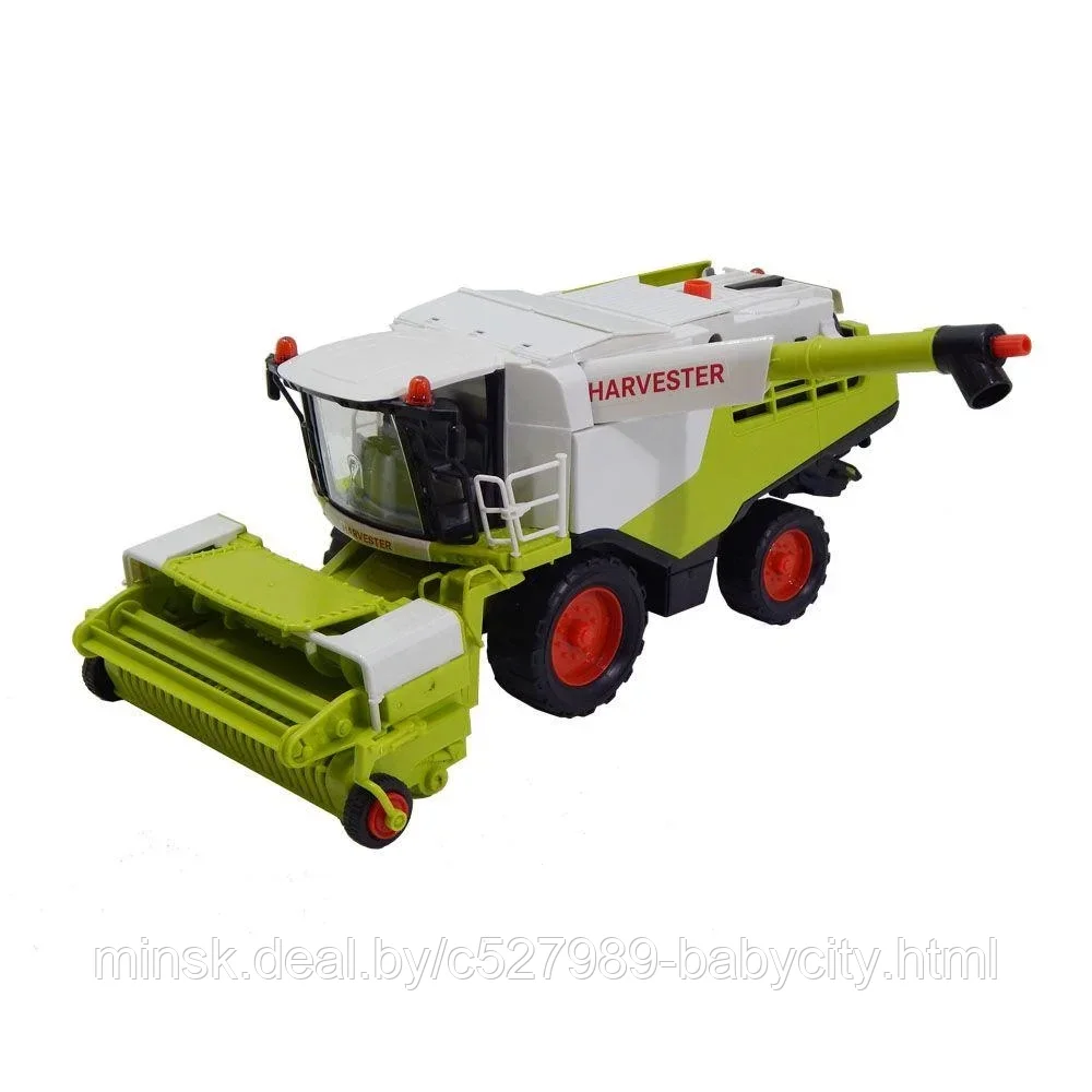 Комбайн детский инерционный "Farm World", пластик, 3+, длина 32 см, коробка
