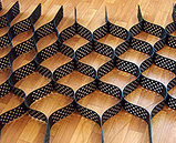 Георешетка объемная пластиковая Geo-150 мм 210x210 1,25 мм П модуль 3103х5600 мм, 17,38 м2, фото 5