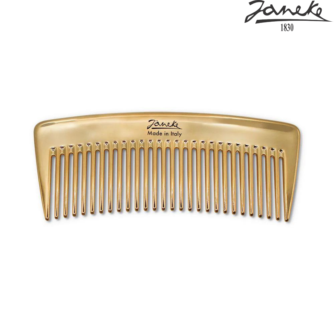 Гребень для волос Janeke Gold Haircomb Mini Золотой