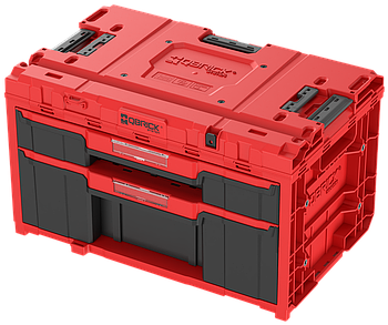 Ящик для инструментов Qbrick System ONE Drawer 2 Plus Toolbox 2.0 RED Ultra HD Custom, красный