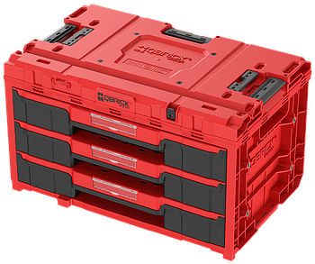 Ящик для инструментов Qbrick System ONE Drawer 3 Toolbox 2.0 RED Ultra HD Custom, красный