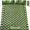 Туристический матрас двухместный SLEEPING PAD 120х200х8см со встроенным насосом и подушкой, фото 4