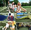 Туристический матрас двухместный SLEEPING PAD 120х200х8см со встроенным насосом и подушкой, фото 8