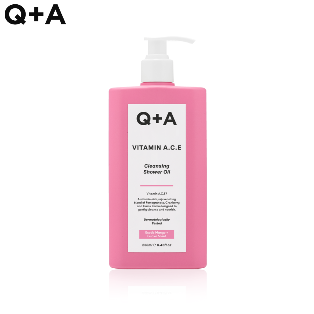 Масло для душа Q+A Vitamin A.C.E Cleansing Shower Oil 250мл