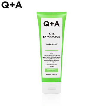 Скраб для тела с AHA-кислотами Q+A AHA Exfoliator Body Scrub 250мл