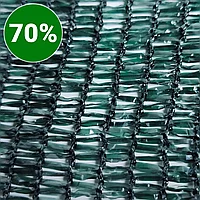 Сетка фасадная 80гр/м2 70% притенения. Сетка затеняющая (фасадная, ограждения) 2х50м.