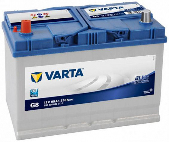 Аккумулятор Varta Blue Dynamic Asia G8 (95 А/h), 830А L+ (595 405 083)