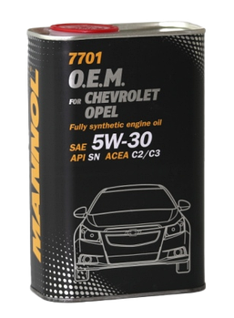 Моторное масло Mannol 7701 O.E.M. for Chevrolet Opel 5W-30, 1л