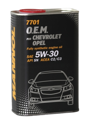 Моторное масло Mannol 7701 O.E.M. for Chevrolet Opel 5W-30, 4л