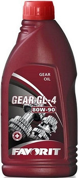 Трансмиссионное масло Favorit 80W90 API GL-4 / 99925 (1л)